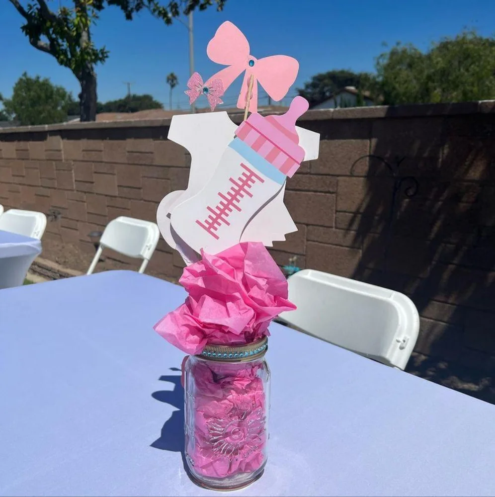 GIRL/BOY Gender Reveal Custom 3D Centerpieces